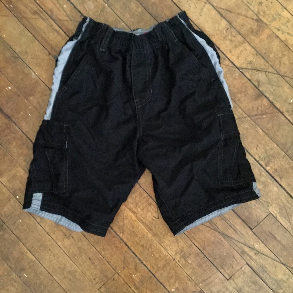 Boys' Starter Black & Gray Shorts